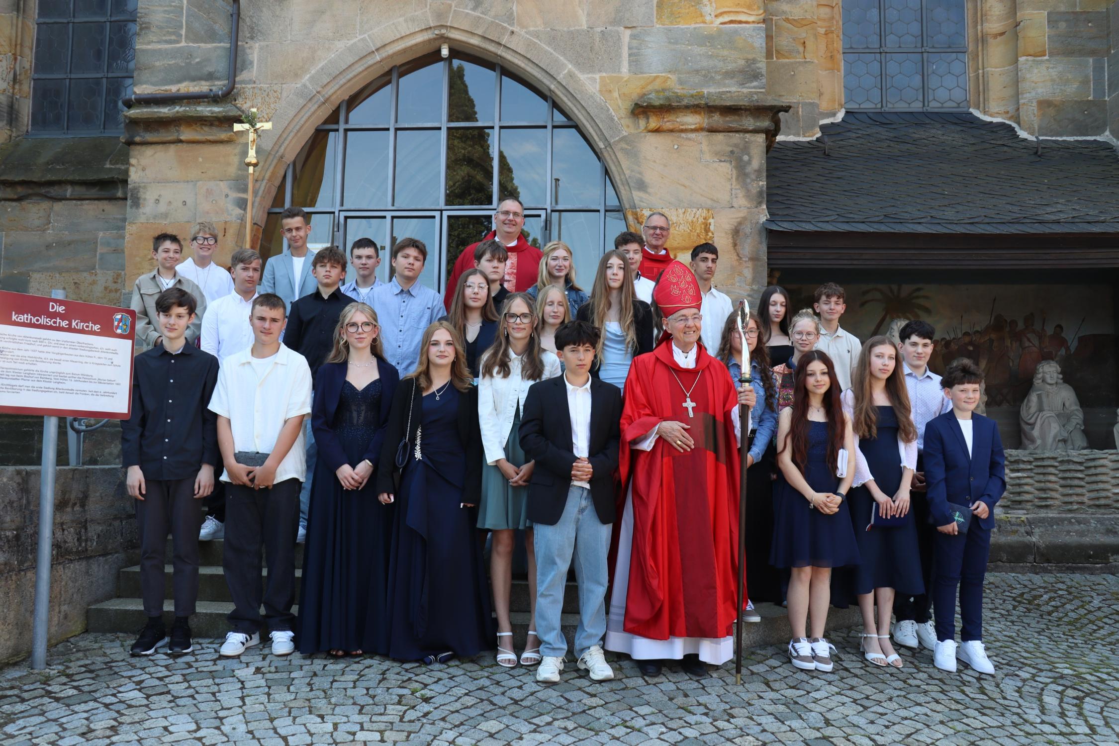 Firmung in Altenkunstadt, Gruppenfoto