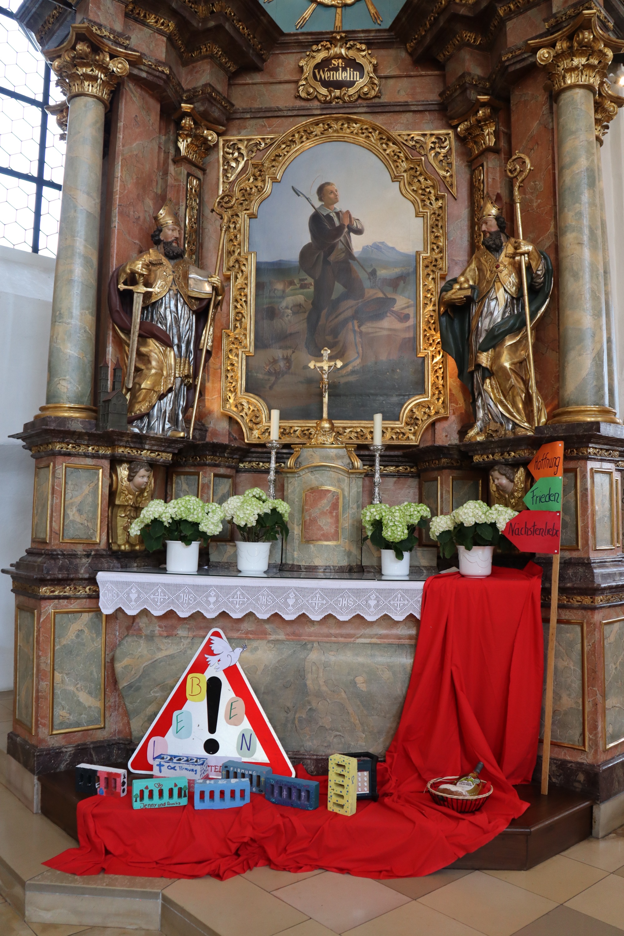 Firmung in Altenkunstadt, Baustelle